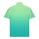 thumbnail image 4 of Camisas de Manga Larga para Hombres Impresos Girar Hacia Abajo Botones de Cuello Lateral Dividido, Casual Blusa de Manga Corta, 4 of 6