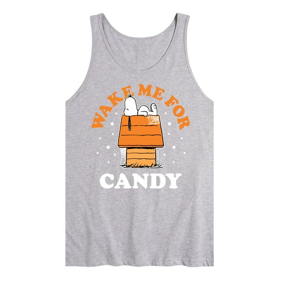 Peanuts - Wake Me For Candy - Men's Jersey Tank Top