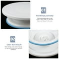 thumbnail image 5 of HEALEEP White PP Material Cake Decorating Tool, 1 Pack, 10.6 x 10.6 Inches, and Easy to Use, 5 of 6