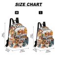 thumbnail image 2 of FORMRS Mini Backpack Purse for Women Quilted Travel Daypack Casual Shoulder Bag, Autumn Day Pattern, 2 of 7