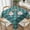 Blue and Green Pattern, variant on Square Table Cloth, Red and Orange Checkered Tablecloths Washable Table Cover for Kitchen Dinning Party Tabletop Modern Decoration,52inch
