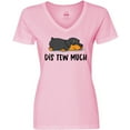 thumbnail image 3 of Inktastic Napping Dis Tew Much Rottweiler Women's V-Neck T-Shirt, 3 of 5