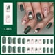 thumbnail image 1 of Paquete de 24 Uñas Postizas Navideñas | Uñas Cortas de Cobertura Completa con Pegamento | Material Abs | 12 Tamaños | Decoración de Uñas Fácil de Hacer, 1 of 6