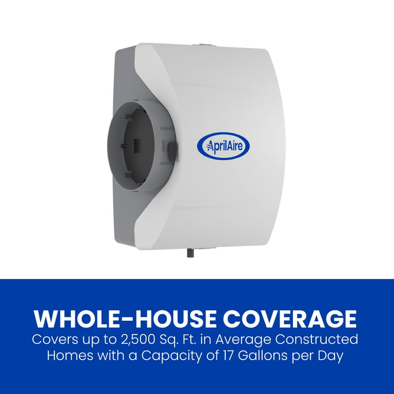 Whole-House Large Bypass Humidifier - AprilAire 600