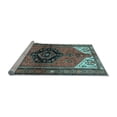thumbnail image 2 of Ahgly Company Machine Washable Indoor Rectangle Persian Light Blue Traditional Area Rugs, 2' x 3', 2 of 4