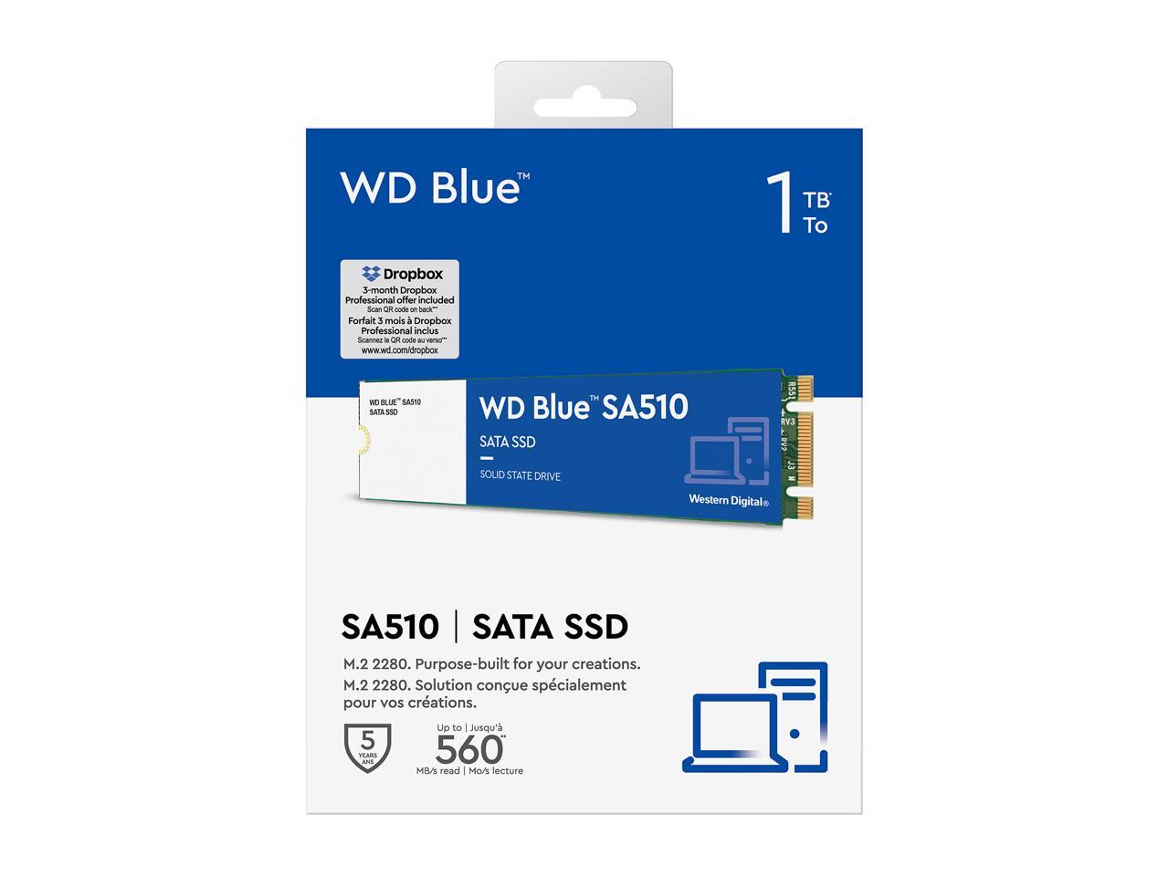 WD Blue 1TB SA510 M.2 Internal Solid State Drive SSD - WDS100T3B0B - image 4 of 10