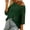 2# Dark Green, variant on Women's Off Shoulder Short Crochet Hollow Out Knit Cover Up Sleeve Mesh Sweater Tops Summer Beach Vacation Pullover Shirts Khaki XL