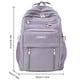thumbnail image 1 of Mochila De Estudiante Mochila de estudiante para mujer de gran capacidad para adolescentes Mochila escolar (púrpura) Ndcxsfigh Para Estrenar, 1 of 5