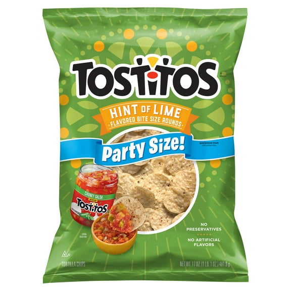 PSZ Tostitos Hint Of Chili Lime Bite Size Rounds 17 oz