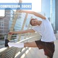 thumbnail image 4 of 4 Pairs Copper Compression Socks for Women & Men Circulation 15-20 mmHg,Best Support for Nurses Running, 4 of 5