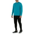 thumbnail image 5 of Athletic Works Men's and Big Men's Active Quick Dry Performance Long Sleeve T-Shirt, up to Size 5XL, 5 of 5