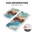 thumbnail image 2 of Yiaed Cute Angel Winged Dog Kitchen Rugs Sets of 2 Kitchen Mats Cushioned Anti Fatigue Kitchen Rug Tapetes Para Cocina for Sink,Laundry Room, 2 of 6