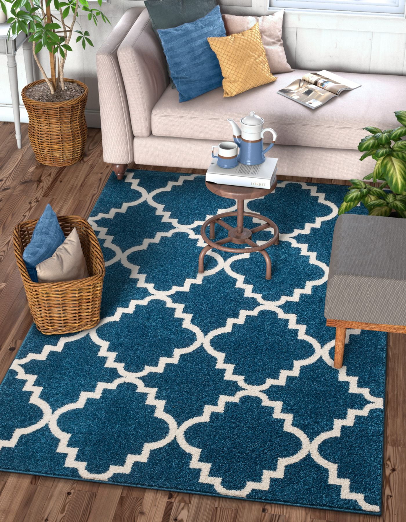 Well Woven Sydney Lulu's Lattice Modern Area/Oval Rug