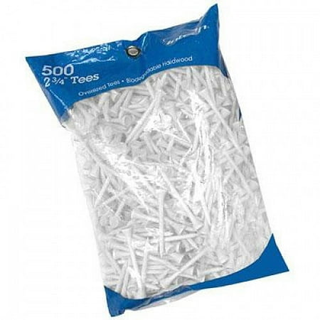 Intech 2 3/4-Inch Golf Tees 500-Pack (White)