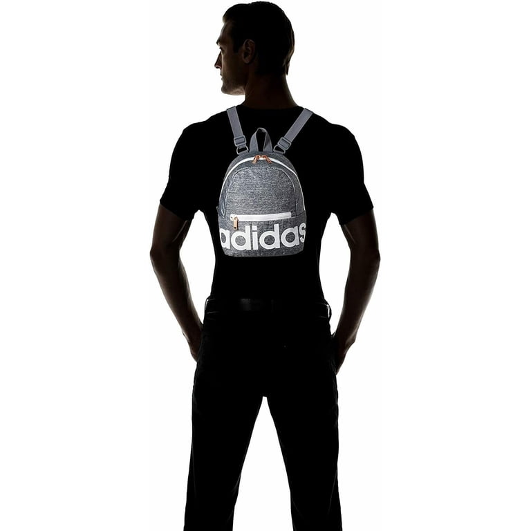 Adidas Linear Jersey Onix/ White/ Rose Gold Mini Backpack 