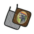 thumbnail image 2 of Carolines Treasures SS8209PTHD Irish Wolfhound Pair of Pot Holders, 7.5HX7.5W, multicolor, 2 of 2
