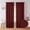 Burgundy Red, variant on Linen Curtains Bedroom Rod Pocket Semi Sheer Curtain Burlap Light Filtering Thick Linen Drapes for Living Room, 54 x 84 inches Long, Burgundy Red, Set of 2 Panels