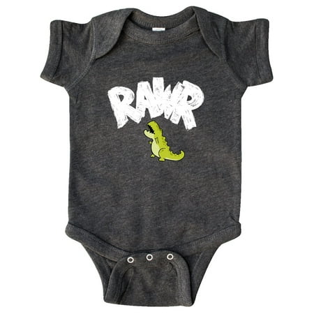 

Inktastic Lil Green Tyrannosaurus Rawr Gift Baby Boy or Baby Girl Bodysuit