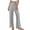 B0 Gray Womens Pants Under $5, variant on Pants Under $5 ! Yrmaups Women Wide Leg Pants Casual Ribbed Knit High Elastic Waist Pants Loose Fits Fall Comfy Solid Color Soft Ruffled Bell Bottoms Stretchy Yoga Trousers