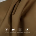thumbnail image 6 of Flxxie Queen Pillowcases 2 Pack 100% Egyptian Cotton 20x30 Coffee Envelope Soft, 6 of 7