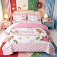 thumbnail image 2 of Manfei Xmas Holiday Season Quilt Full,Cute Christmas Bell Full Bedspread Sets,3pcs,1 Coverlet and 2 Pillowcases, 2 of 7