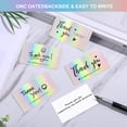 thumbnail image 4 of 120Pcs Thank You Cards Small Business,Mini 6 Styles Thank You for Supporting Cards Notes Shopping Holographic Thanks Greeting Cards for Retail Store Owner Goods Customer 2x3.5 Inch, 4 of 6