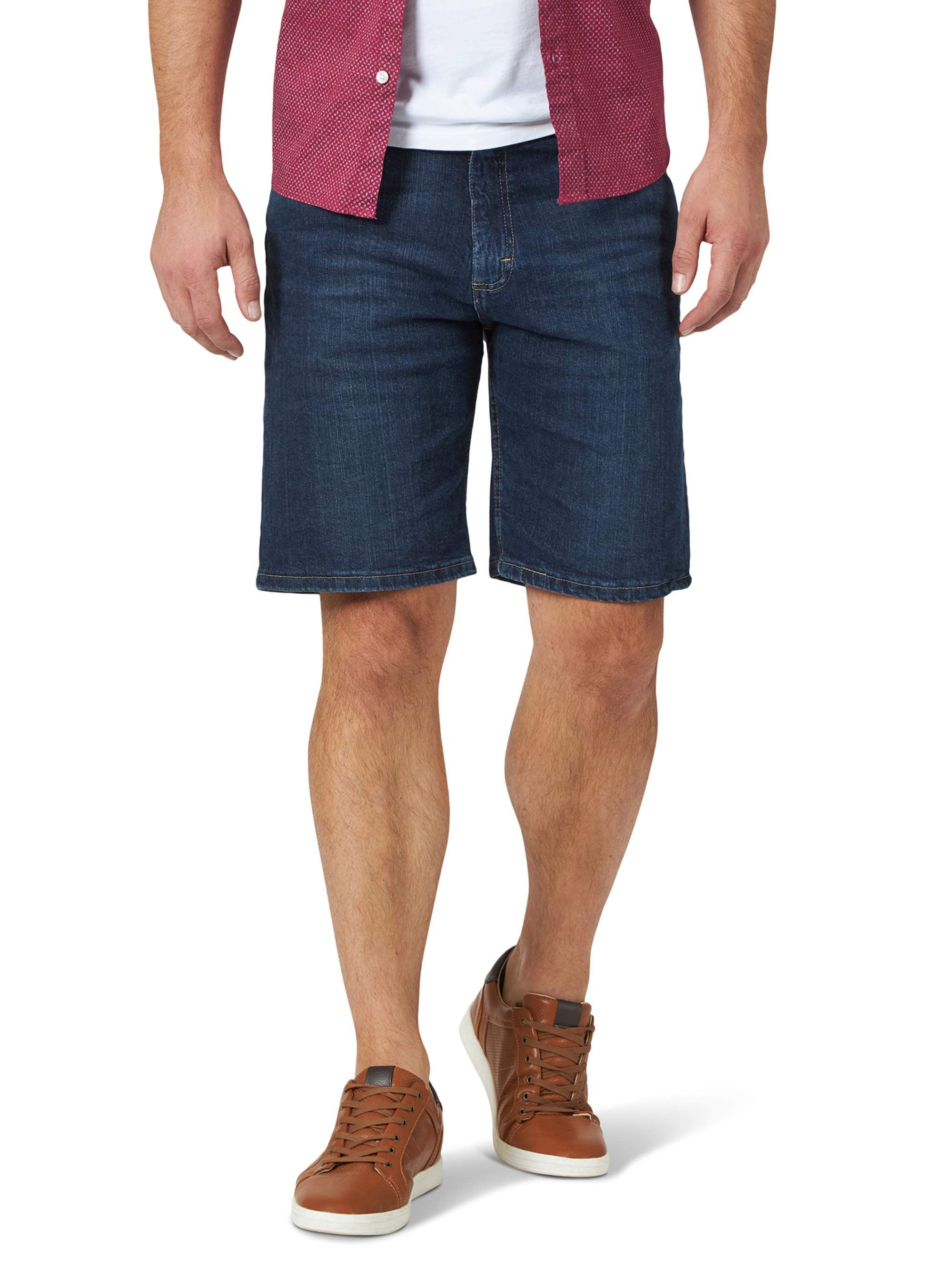 wrangler men's denim shorts