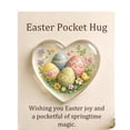 thumbnail image 2 of Tdxkok Easter Pocket Heart Ornament themed Greeting Card Mini Decor Spring Holiday Gift Accessory Easter Decorations, 2 of 2