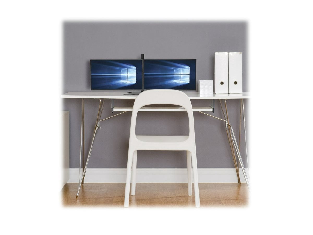 TRIPP LITE DDR1327SDD Black 13" - 27" Dual-Monitor Desktop Mount Stand for Flat-Screen Displays