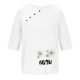 thumbnail image 4 of Blusas de Manga Corta para las Mujeres Impresas Cuello Redondo Camiseta Casual, Blusa de Algodón de Imitación para las Mujeres, 4 of 4