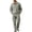 Gray, variant on Sweatsuits For Men 2 Piece Set Classic Long Sleeve Corduroy Contrast Collar Sweatshirts And Loose Fit Cargo Joggers Sweatpants Fall Winter Sweat Suit