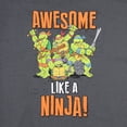 thumbnail image 2 of Teenage Mutant Ninja Turtles Boys' Awesome Like A Ninja Graphic T-Shirt, 2 of 5
