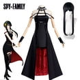 thumbnail image 2 of Anime Spy X Family Yor Forger Cosplay Killer Gothic Halter Vestido negro Traje Fiesta de Halloween SetXL&SPY FAMILY Gao Jinjia LED, 2 of 2