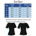 thumbnail image 4 of FUTATA Women Sauna Suit Workout Short Sleeve Slimming Sweat Shirt Weight Loss Sweat Vest Waist Trainer, 4 of 6