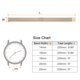 thumbnail image 2 of Banda de reloj de malla de acero inoxidable Uxcell de 14 mm con cierre magnético de liberación rápida, oro champán, 2 of 7