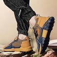 thumbnail image 3 of Men's Insulated High Top Winter Boots Warm Fleece Lined Outdoor Sneaker Boots Anti Slip for Daily Walking, 3 of 3