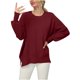 thumbnail image 2 of Pntutb Moda Mujer Mangas Largas Cuello Redondo Suéter Suelto Tops Blusa Suéter De Punto Pntutb Pntutb-2589, 2 of 8