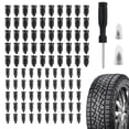 thumbnail image 1 of Kit de tapones de neumáticos Salior, 100 unidades, con destornillador para coche y motocicleta, 1 of 7