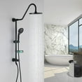 thumbnail image 2 of PROOX Shower System with 8" Rain Shower Head, 5-Function Shower Head with Handheld, Adjustable Slide Bar, 2 of 10