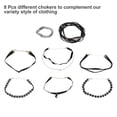 thumbnail image 7 of Vocoste 8 PCS Black Choker Necklaces for Women Classic Choker Necklaces Set, 7 of 7