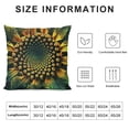 thumbnail image 5 of Shiartex Decorative Couch Throw Pillow Covers, Square Set Cushion Case, Soft Couch Pillow Covers - Sunflower Pattern White, 5 of 5