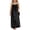 Black, variant on Kid Girls Backless Cami Dress Sleeveless Lounge Dress White Flowy Dress Long Sundress Girls Dresses Summer