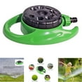 thumbnail image 5 of 360° Rotating Garden Sprinkler - 9 Pattern Watering System with 10M Coverage, Heavy Duty Plastic Lawn Sprinkler for Yard, Plants & Kids Play (Hose Connector Included), 5 of 9
