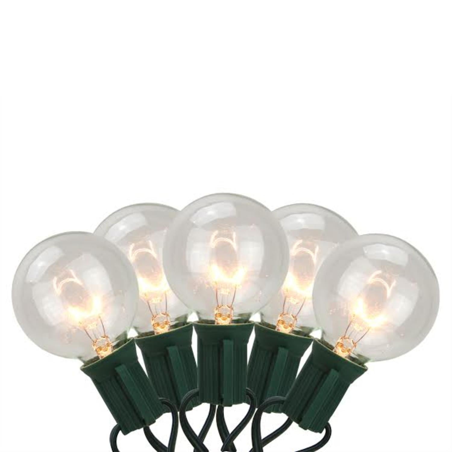 Set Of 20 Clear Transpa G50 Globe Patio Wedding Christmas Transpa G50 Globe Patio Wedding