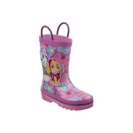 Nickelodeon O-CH60545CPINK7-8 Paw Patrol Boys Rain Boots, Pink - Size 7 & (Best Patrol Boots 2019)