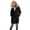 Black, variant on Wancir Waterproof Maternity Coat with 3in1 Fleece Lined Mom Kangaroo Coat Winter Warm Hooded Jacket Extender Maternity