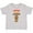 AC-Heather Grey, variant on Yorkshire Terrier Dog Yorkie Boys or Girls Baby T-Shirt