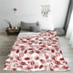 thumbnail image 5 of Balery Red Football Manta de Felpa Suave y Acogedora – Cobija de Franela Aterciopelada para Cama, Lavable y Cálida para Sofá, Mascotas, Transpirable-80"x60", 5 of 7