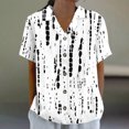 thumbnail image 2 of Vestidos Casuales Para Mujer, Blusas De Mujer De Moda Camiseta informal holgada de manga corta con estampado de moda para mujer, 2 of 6