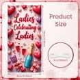 thumbnail image 2 of Red Theme Galentine's Day Banner Pink  Heart Display Heart Pattern Cherry Decoration Sweet Backdrop for Galentine's Party Girls' Gathering Friendship Celebration, 2 of 8